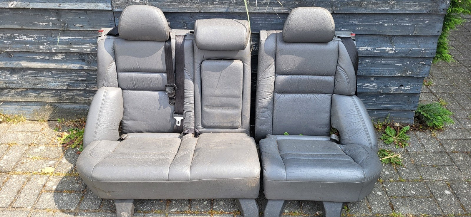 Volvo V70 achterbank 1997-2000 grijs leer, Auto-onderdelen, Interieur en Bekleding, Ophalen of Verzenden, Gebruikt, Volvo