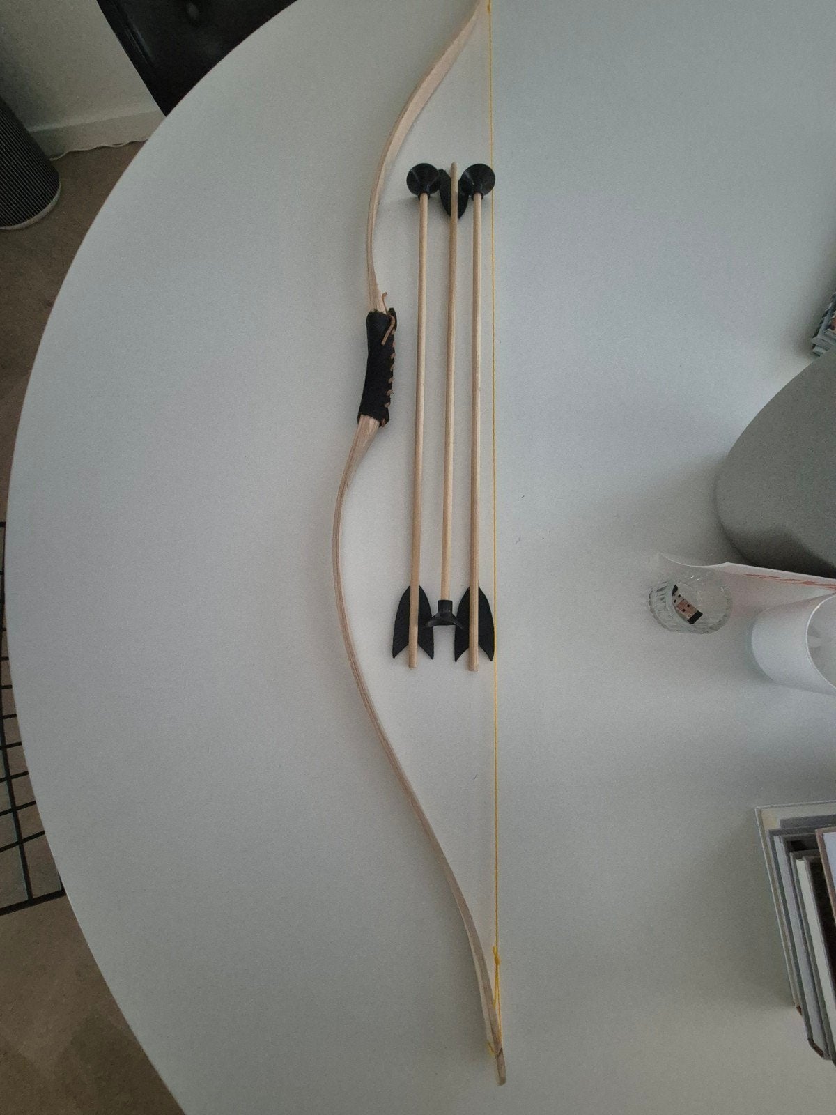 Houten pijl en boog set met zuignappen, Ophalen of Verzenden, Zo goed als nieuw