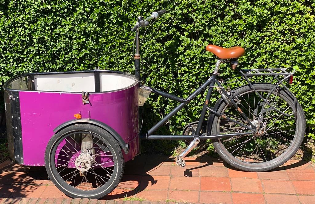 Nihola bakfiets ( niet elektrisch), Fietsen en Brommers, Gebruikt, Elektrisch, 2 kinderen, Ophalen