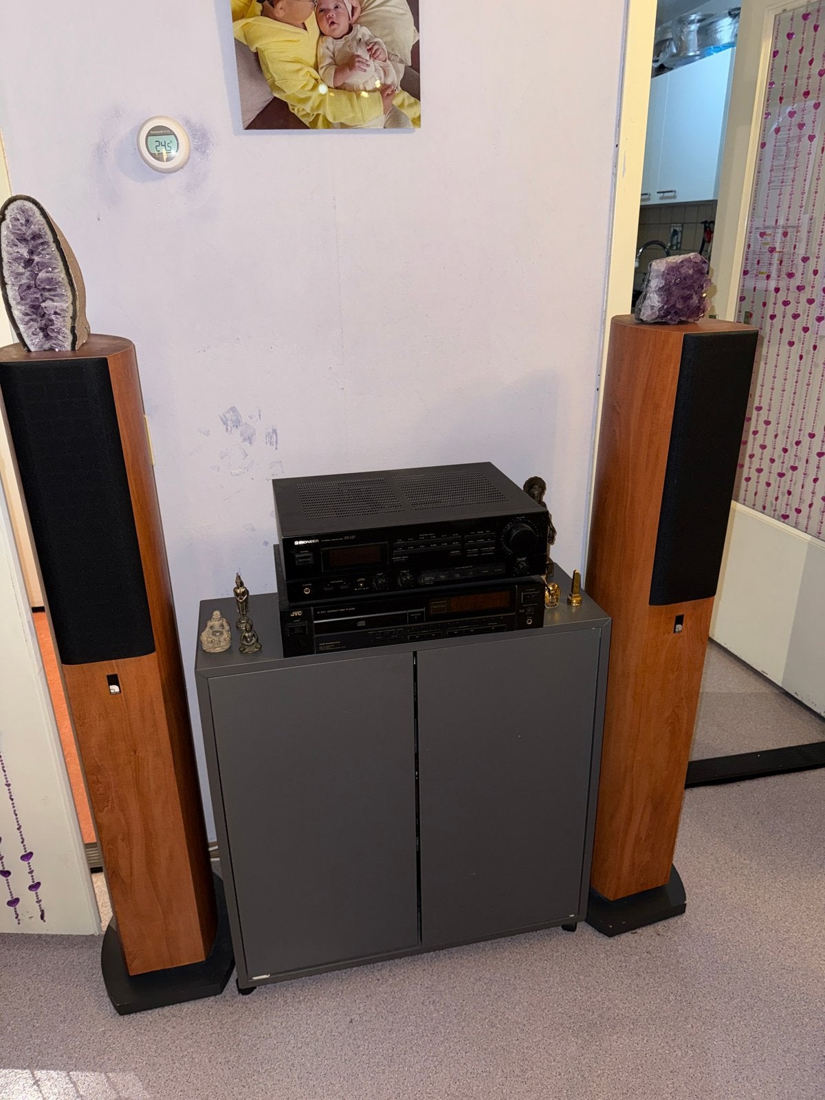 Pioneer/JVC Hifi Set met Speakers, Ophalen, Gebruikt, Losse componenten, Pioneer