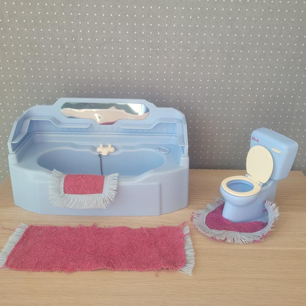 Sindy vintage badkamer poppenhuis set, Ophalen of Verzenden, Gebruikt, Jongen of Meisje