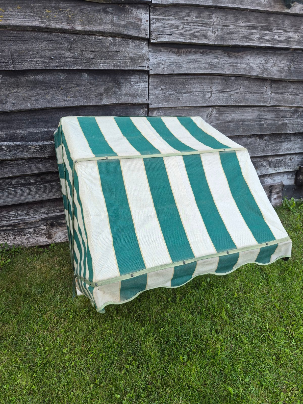 Markies Groen/ wit 85cm breed, Ophalen, Gebruikt