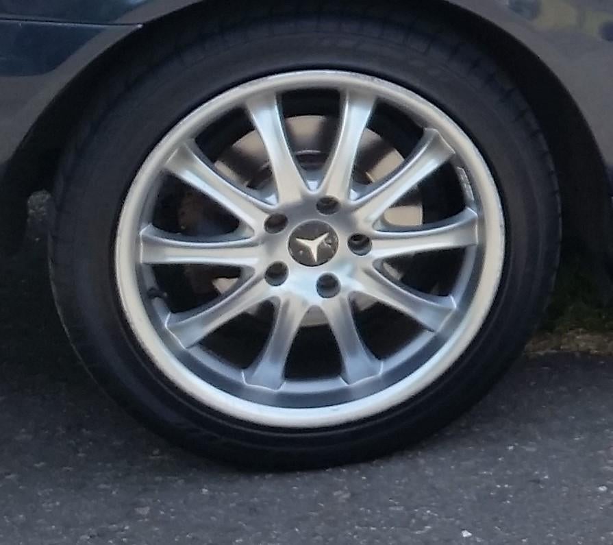 mercedes clk velgen met banden, Ophalen, Gebruikt, Mercedes-Benz