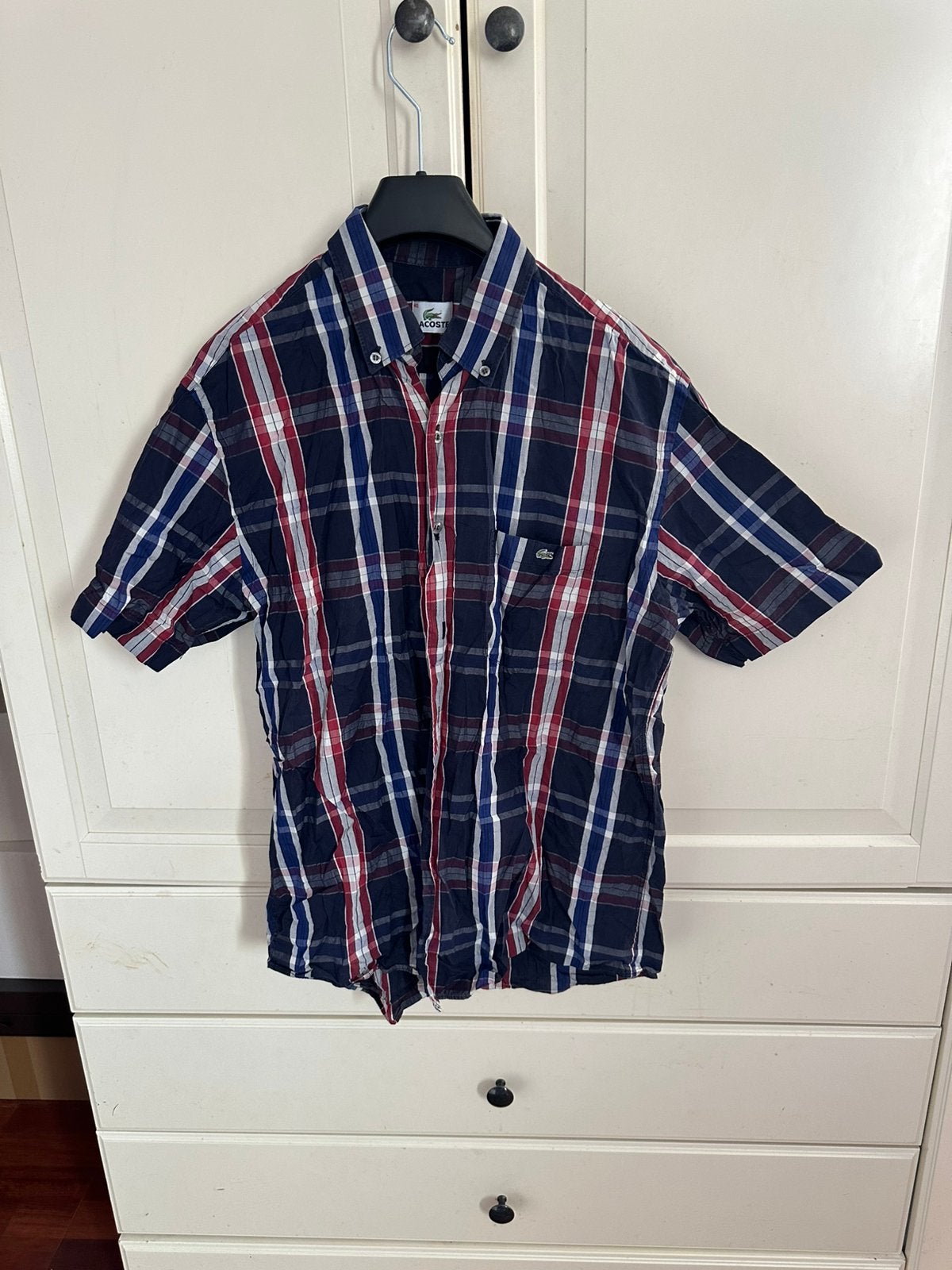 Lacoste overhemd 40, Kleding | Heren, Overhemden, Verzenden, Nieuw, Blauw, Halswijdte 39/40 (M)