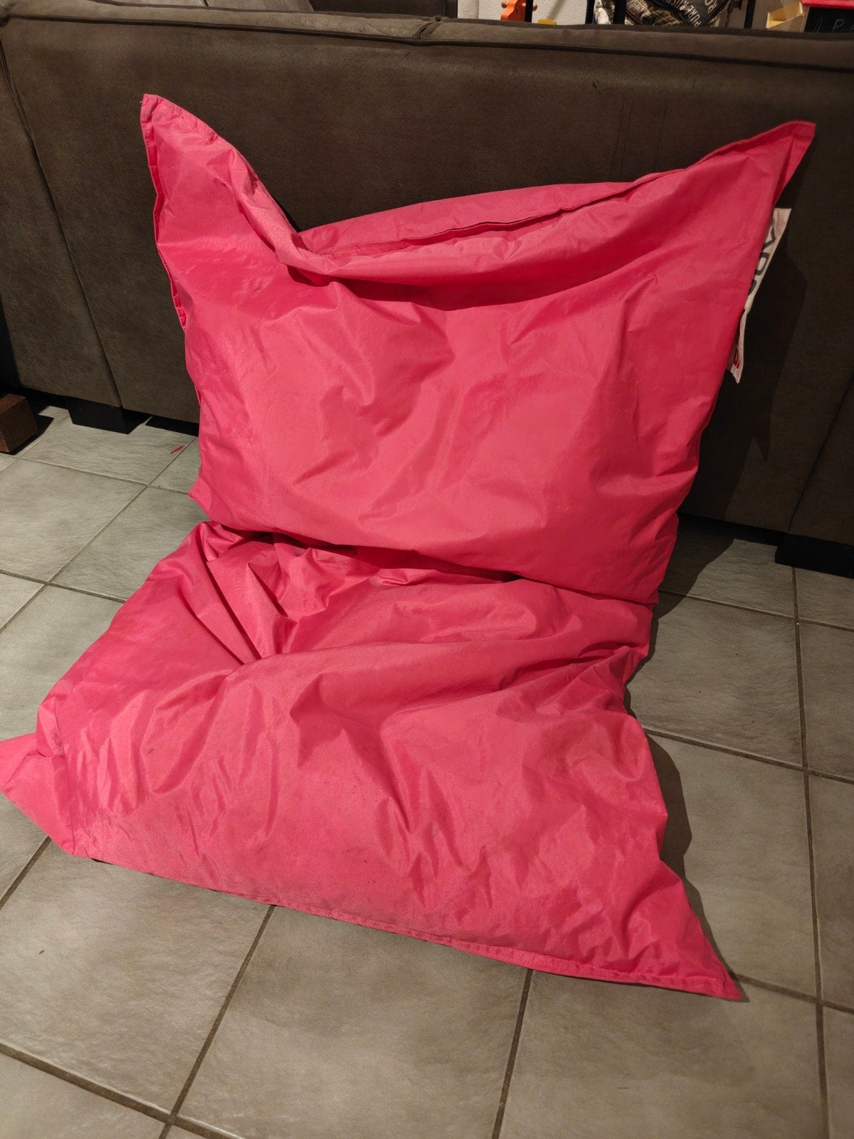 Roze zitzak van Sit & Joy, Ophalen, Gebruikt, Roze, Zitzak