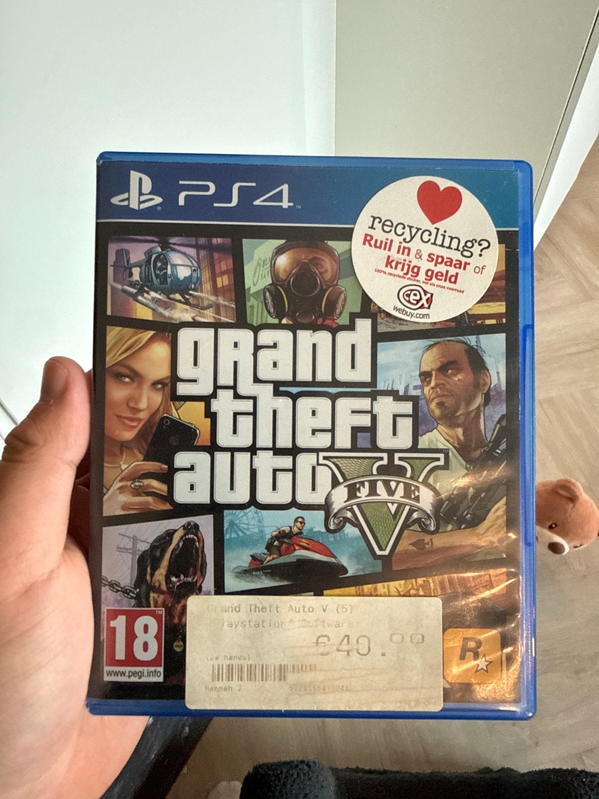 Grand Theft Auto V (GTA 5) PS4 - Zo goed als nieuw, Spelcomputers en Games, Games | Sony PlayStation 4, Avontuur en Actie, Online