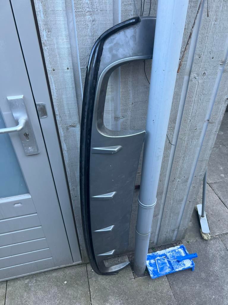 OEM Audi S3 8V Diffuser (2013-2016) – 8V3807521H – Grijs/Zwa, Gebruikt, Achter, Bumper, Audi