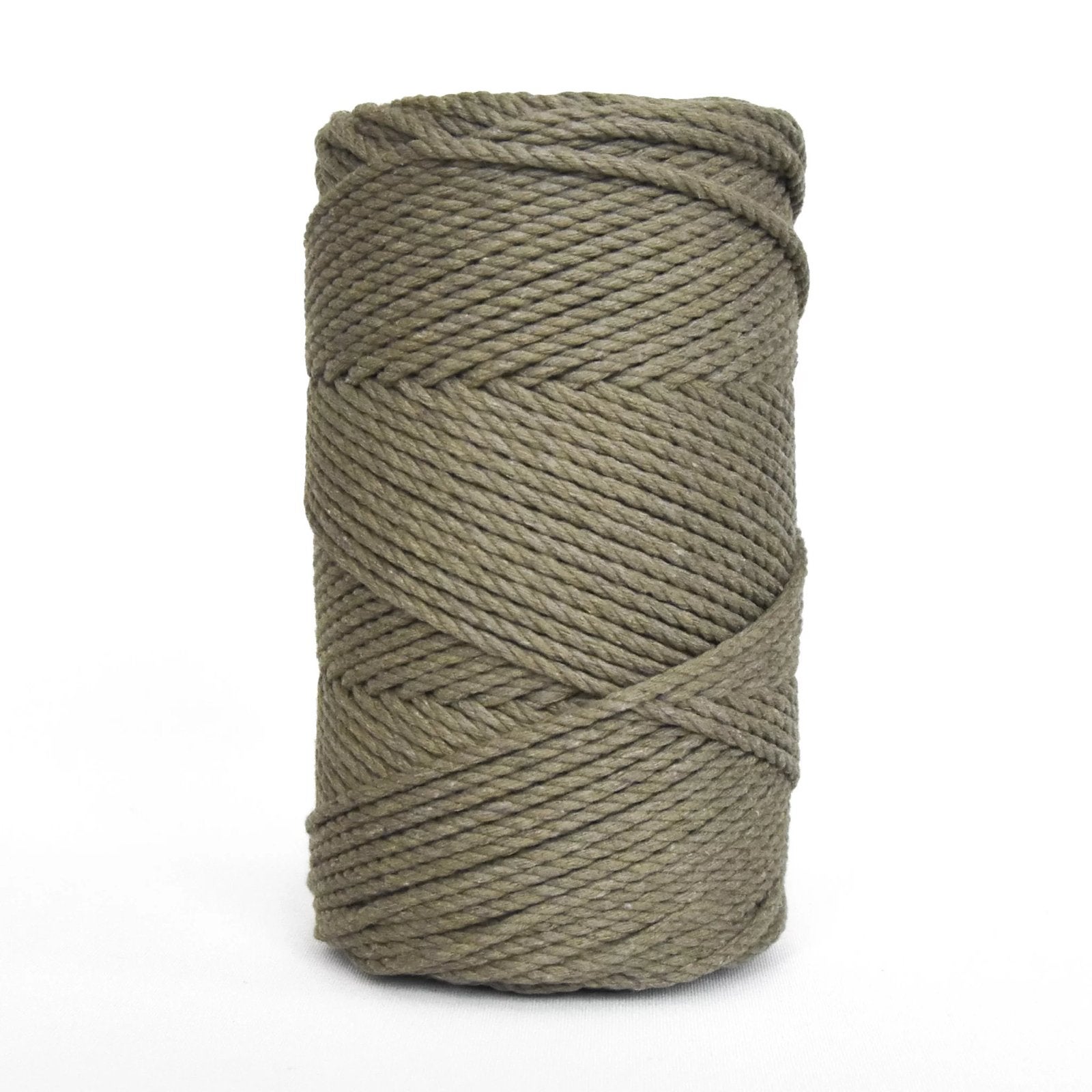 Op is op 130 meter khaki macrame katoen touw 3-ply 500 gram, Ophalen of Verzenden, Nieuw