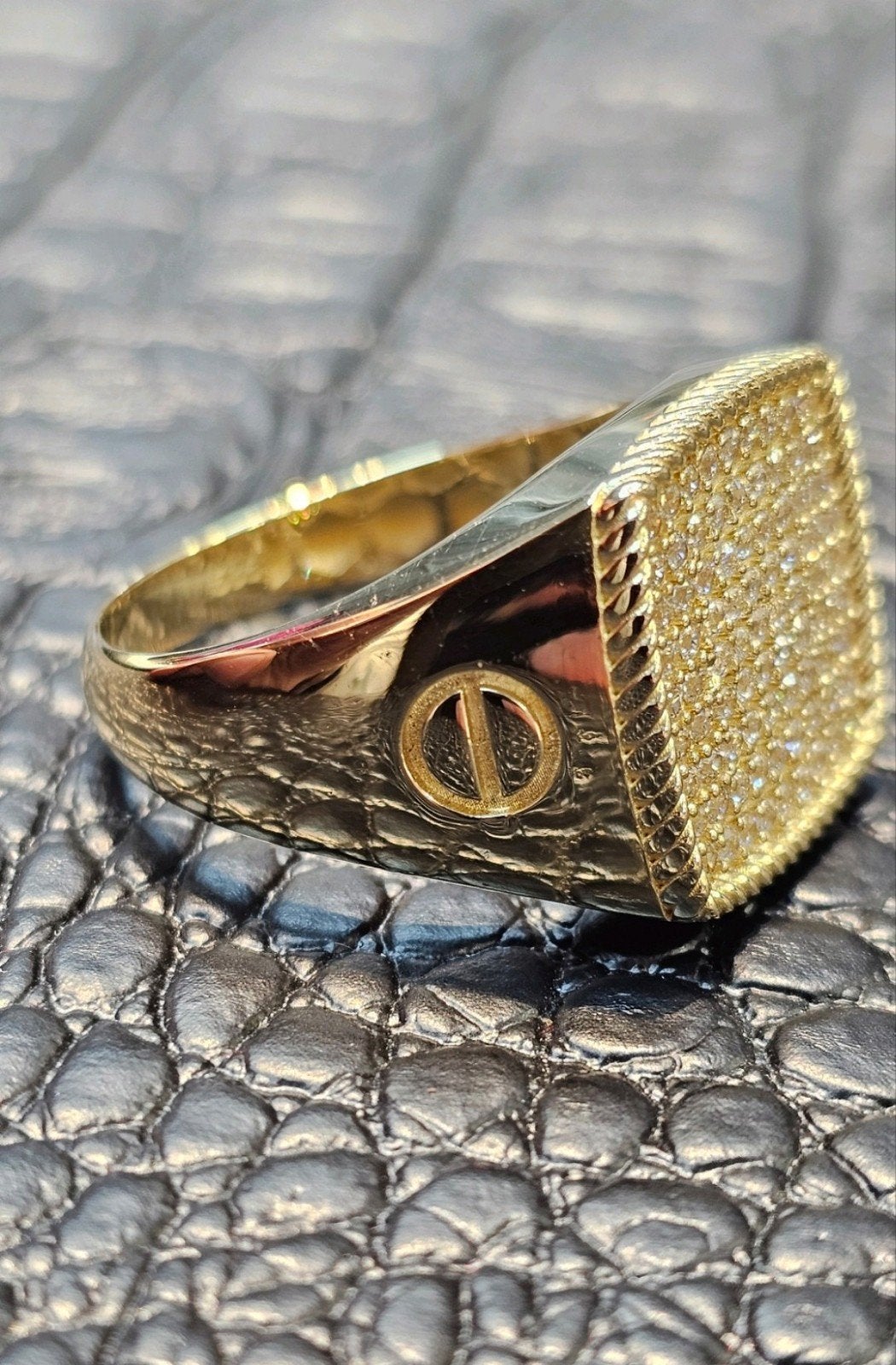 Prachtige 14k gouden ring, Heer, Nieuw, Ophalen of Verzenden, Goud