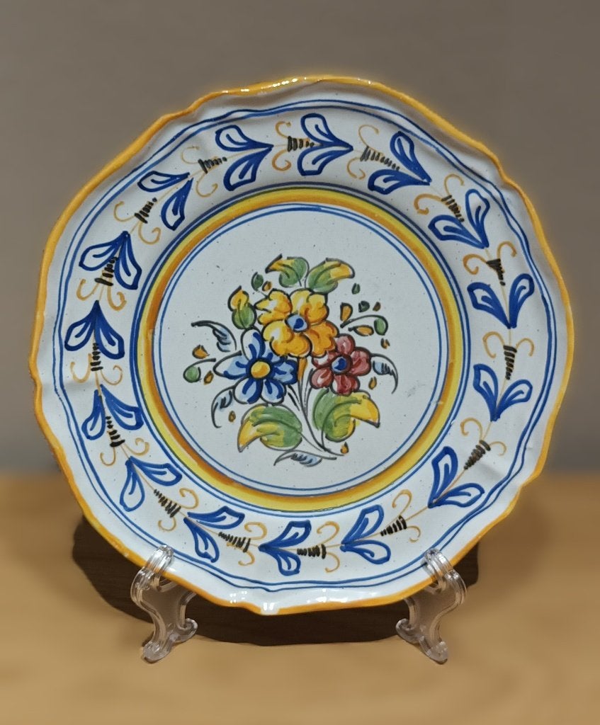 Vintage Spaans wandbord Talavera Duran handgeschilderd, Antiek en Kunst, Ophalen of Verzenden