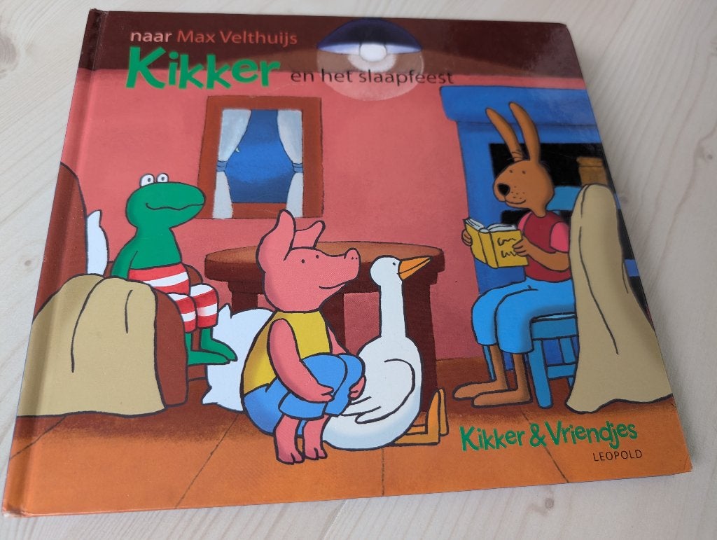 Kikker en het slaapfeest, Boeken, Kinderboeken | Kleuters, Ophalen of Verzenden, Gelezen, Max Velthuijs, Fictie algemeen