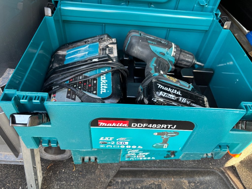 Makita 18v Accu Boormachine, Ophalen of Verzenden, Gebruikt, Boormachine, Variabele snelheid