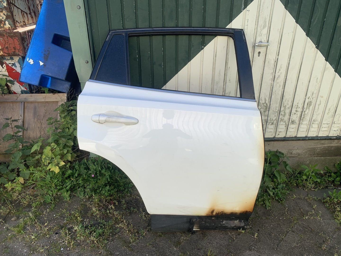 portier toyota RAV4 IV 2012 tot 2018 Rechts-achter RA wit, Gebruikt, -, Deur, -