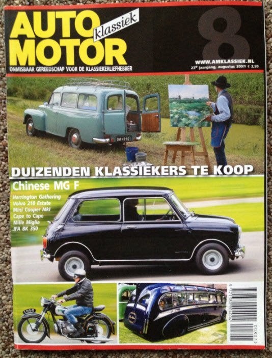 AMK: Mini Cooper Mk 1, Volvo Duett P210, IFA BK 350, Ophalen of Verzenden, Zo goed als nieuw, Algemeen