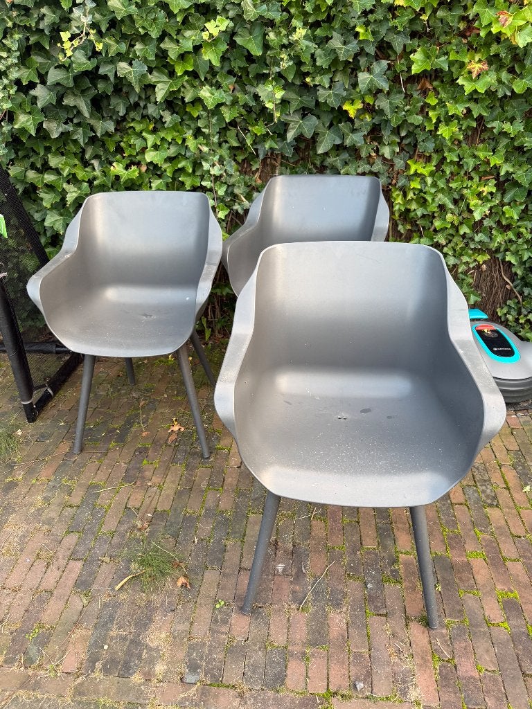 Tuinstoel, Ophalen, Gebruikt, Kunststof