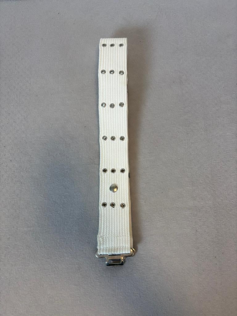 Originele Marine bewaking koppelriem defensie, Wit, Minder dan 95 cm, Ophalen of Verzenden, Zo goed als nieuw