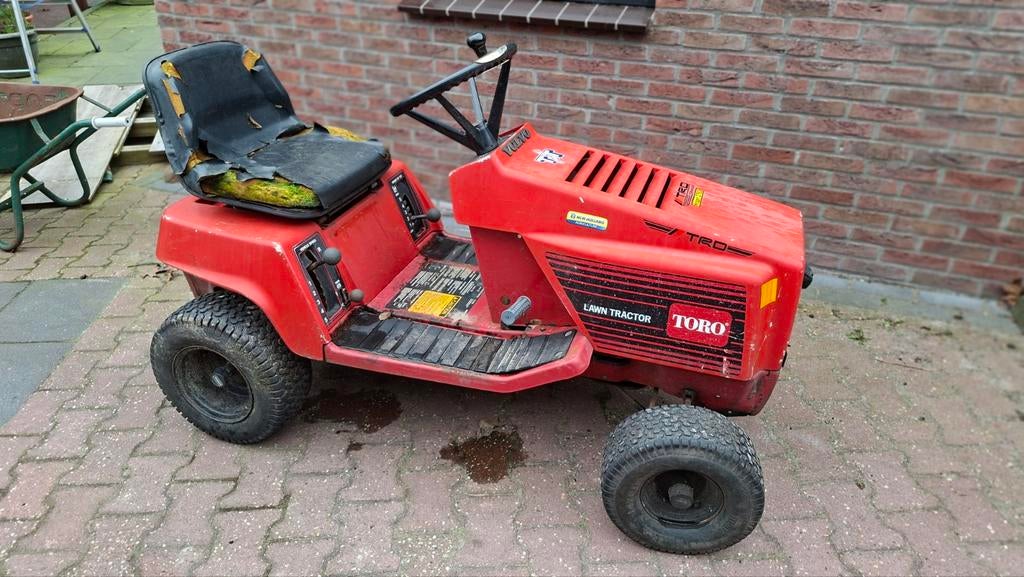 Toro tuintrekker/zitmaaier zonder maaidek opknapper, Tuin en Terras, Grasmaaiers, Gebruikt, 50 cm of meer, Ophalen