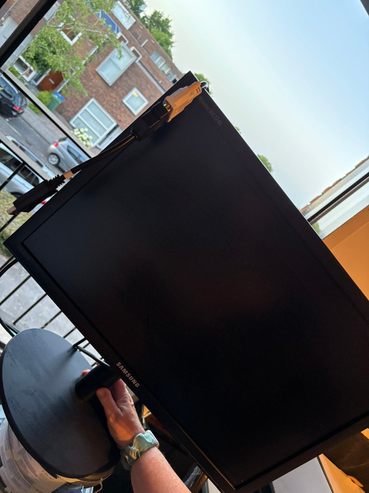 Twee schermen van Samsung (2 stuks), Computers en Software, Monitoren, Ophalen, Zo goed als nieuw, 60 Hz of minder