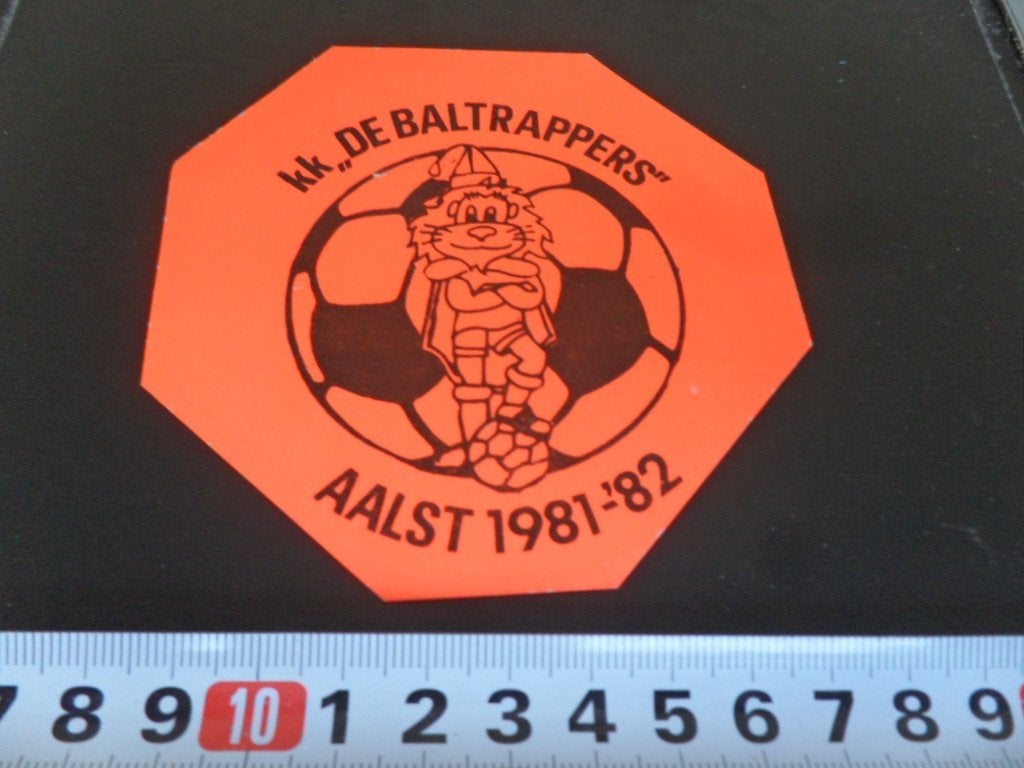 sticker Aalst 1981-'82  kk DE BALTRAPPERS  Carnaval, Ophalen of Verzenden, Zo goed als nieuw