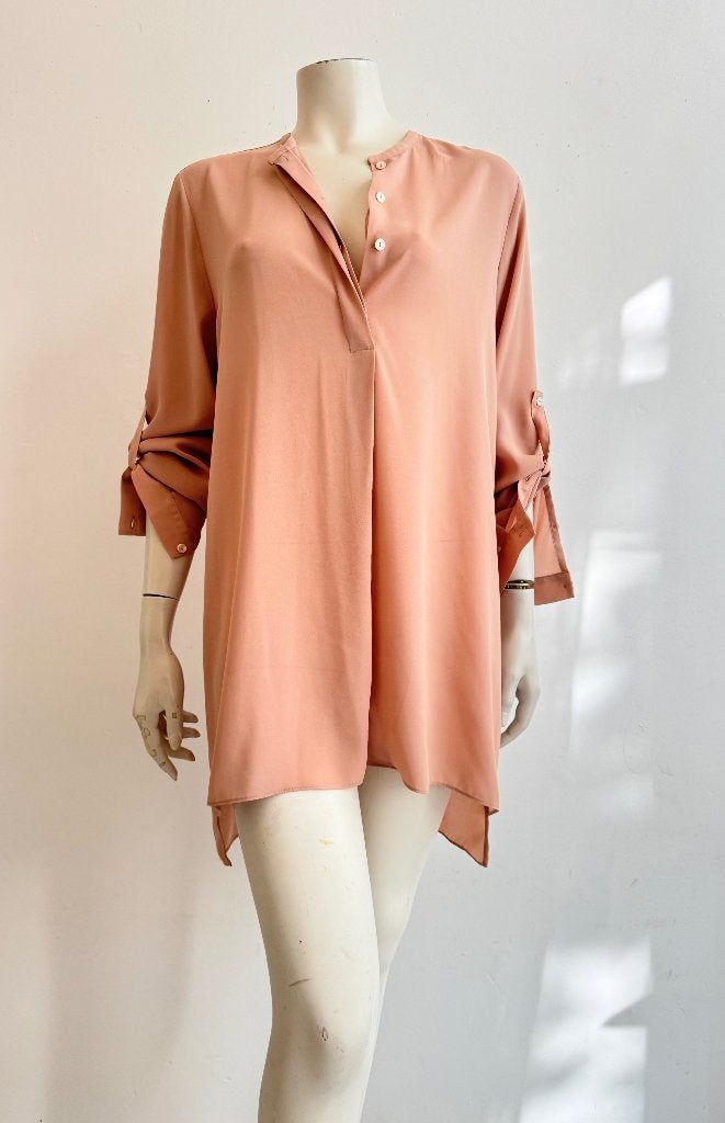 Dante 6 zachtroze blouse XL, Kleding | Dames, Ophalen of Verzenden, Zo goed als nieuw, Maat 46/48 (XL) of groter
