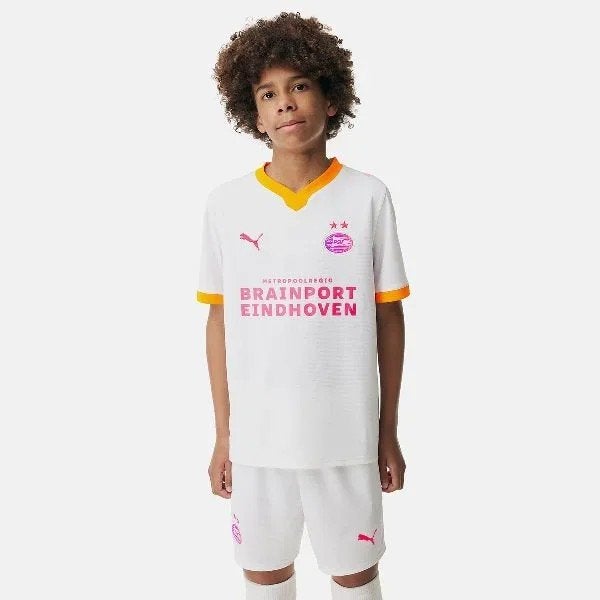 PSV Uit tenue 26/27 Kids (Shirt + Broek) - Bedrukking Mogeli, Ophalen of Verzenden, Nieuw, Puma, Jongen of Meisje
