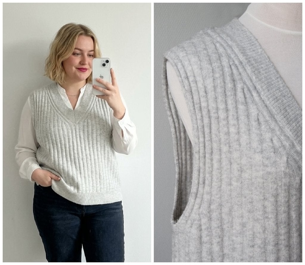 Yaya - NIEUW / mooi gilet / spencer / grijs - maat L, Kleding | Dames, Verzenden, Maat 42/44 (L), Nieuw, Yaya