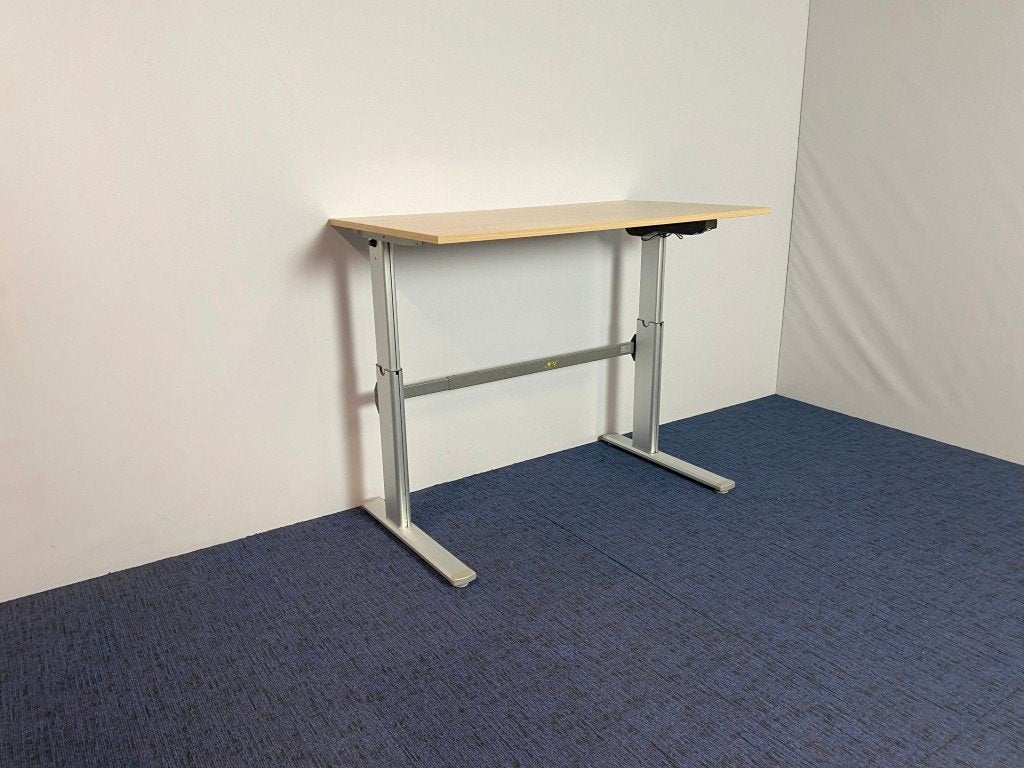 91 x Zit/sta bureau Actiforce (elektrisch) - 140 x 80 cm., Ophalen, Zit-sta bureau, Gebruikt, Elektrisch