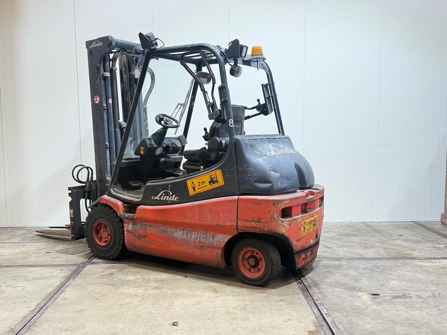 Linde E30 Triplex 4x ventiel Vorkversteller sideshift ACCU 2, Elektrisch, Heftruck, Linde