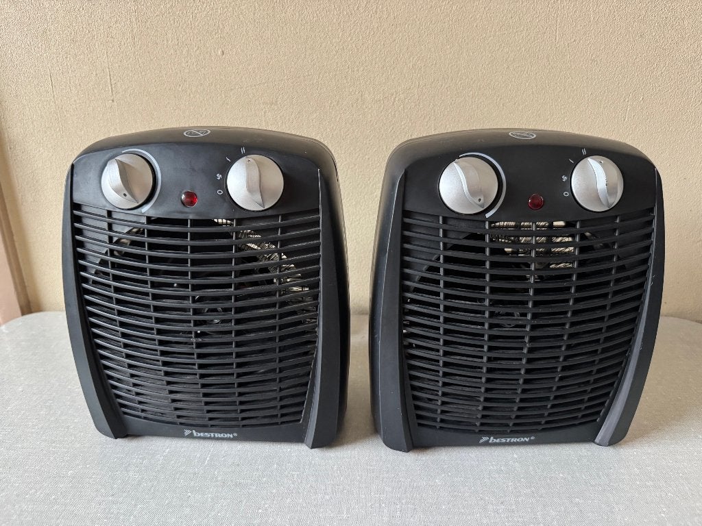 NIEUWSTAAT ventilators BESTRON tafel model ventilator ZWART, Ophalen of Verzenden, Zo goed als nieuw, Tafelventilator