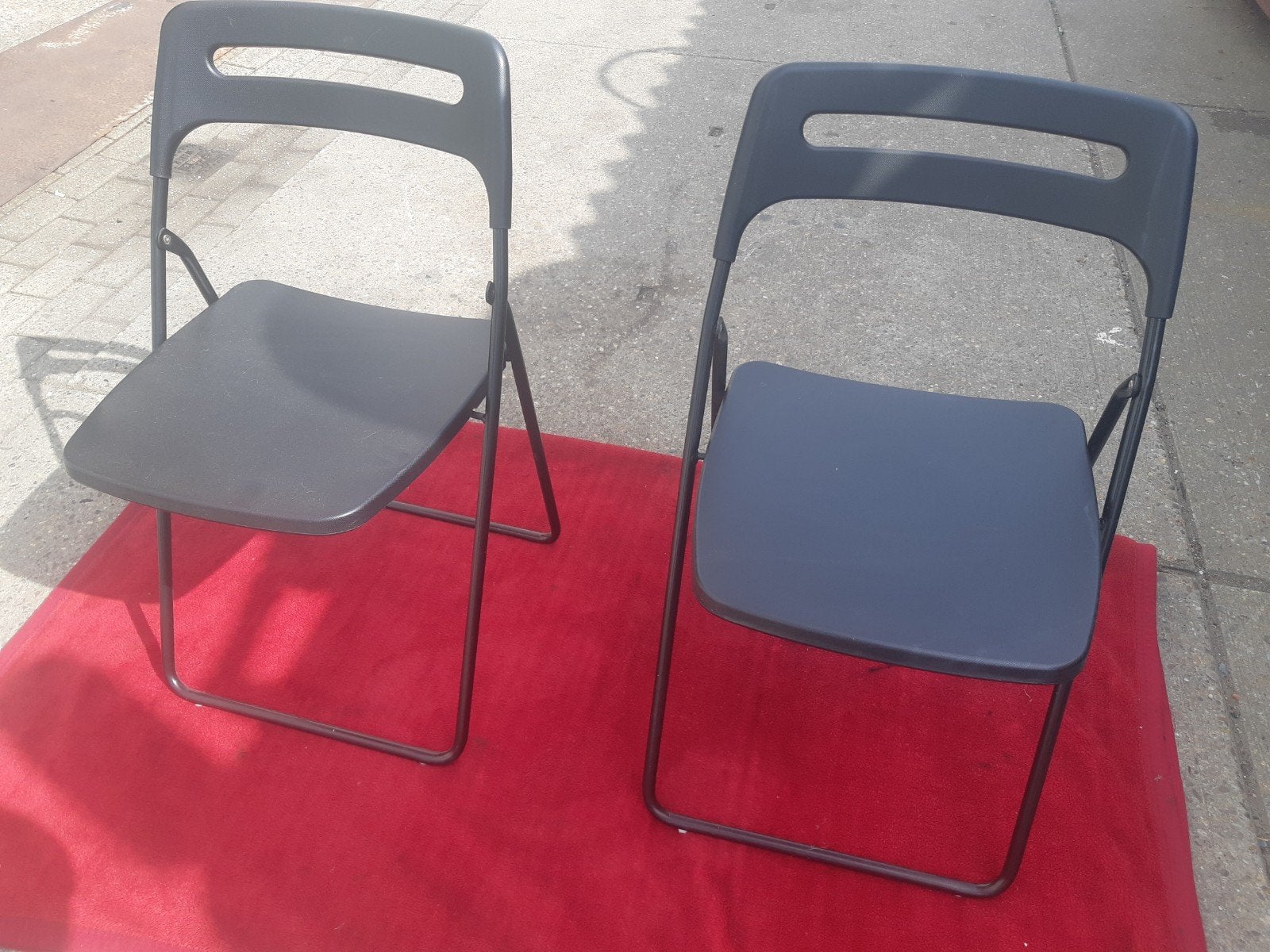 2 ZEER PRACTISCHE OPVOUWBARE STOELEN 12.95 EURO, Ophalen, Campingstoel