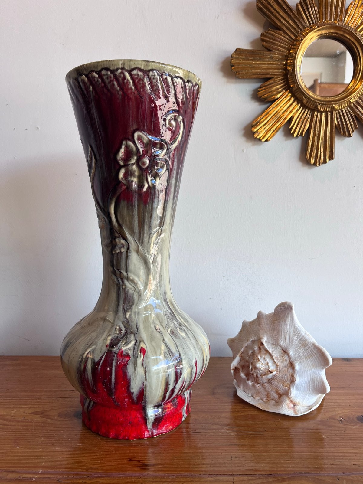 Art Nouveau vaas | Grès émaillé | ca. 1890–1905, Ophalen