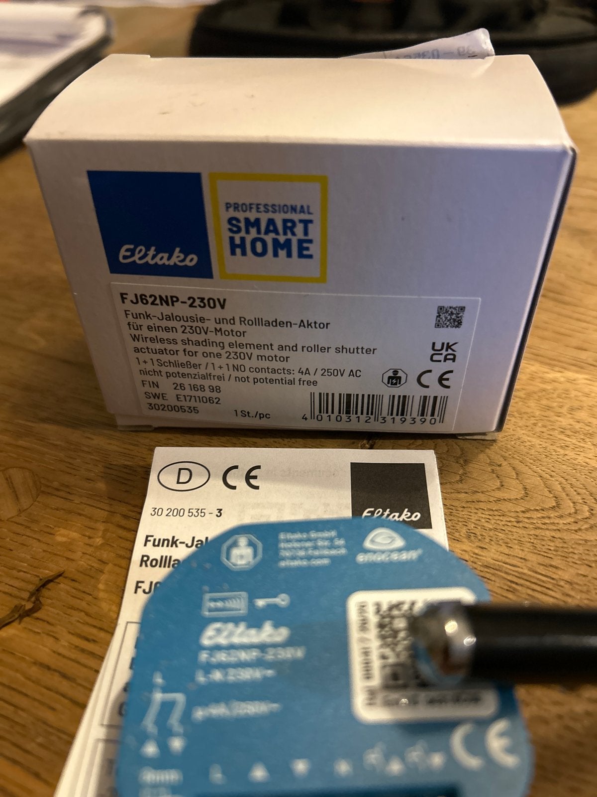 Eltako FJ62NP-230V Draadloze Rolluik Actuator Nieuw, Ophalen of Verzenden, Nieuw, Schakelaar