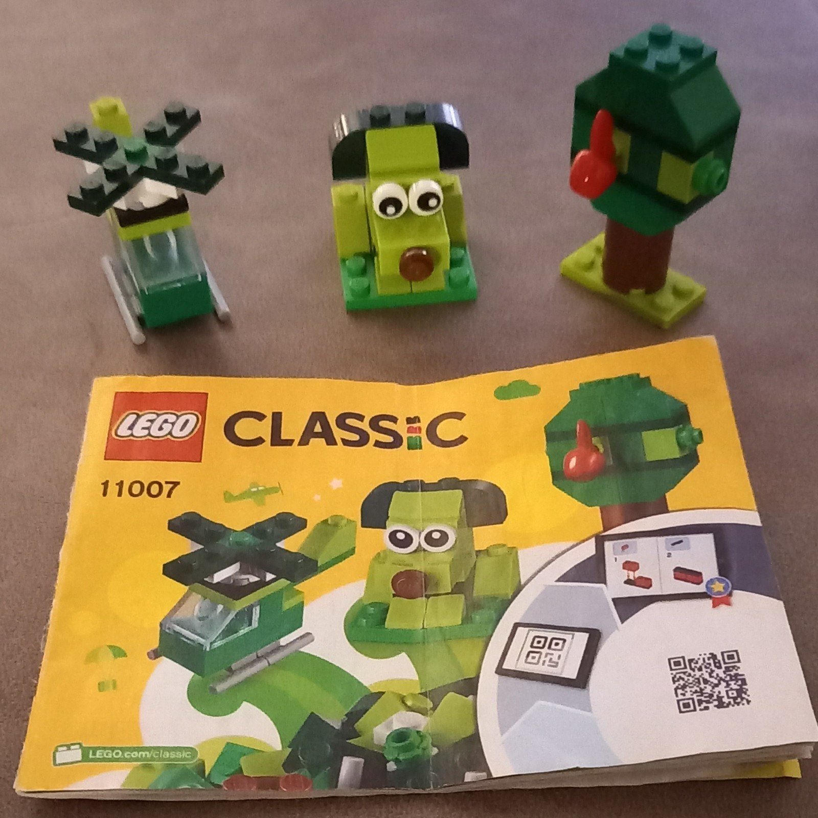 LEGO Classic 11007 Creatief Groen Plezier - Compleet, Gebruikt, Lego, Inclusief instructies, Ophalen of Verzenden