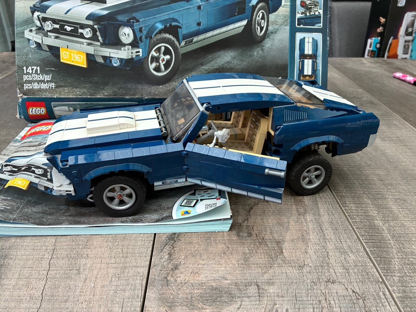 LEGO Creator Expert Ford Mustang 10265 - Zo goed als nieuw, Ophalen of Verzenden, Zo goed als nieuw
