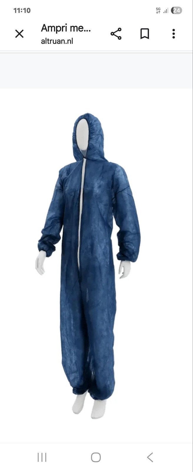 Nieuwe wegwerp overalls - Beschermende kleding, Ophalen, Nieuw