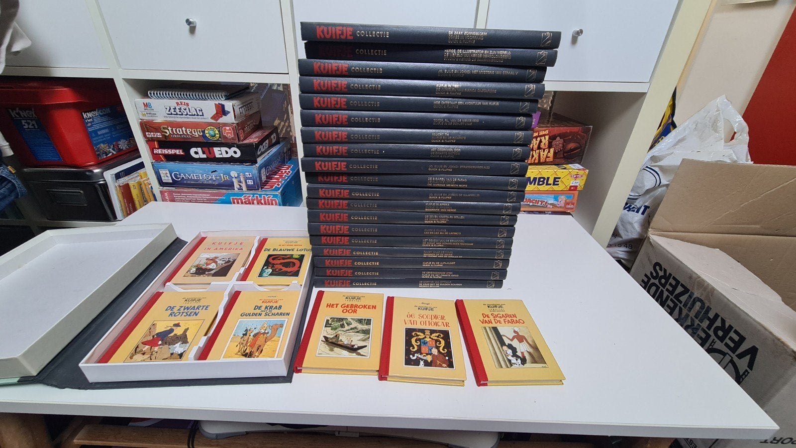 Kuifje Collectie Lekturama 1991 - 19 delen (mist 1 miniboek, Boeken, Meerdere stripboeken, Ophalen, Gelezen, Hergé