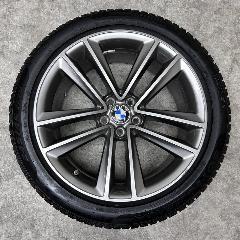 19 inch originele velgen + winterbanden BMW 6 7 serie 630, 19 inch, -, -, Banden en Velgen