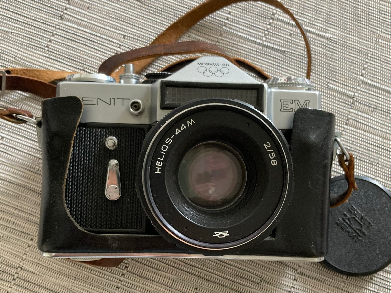 Zenit EM Moskva-80 Olympische Spelen Vintage Spiegelreflexca, Ophalen of Verzenden, Gebruikt, Spiegelreflex, Overige Merken