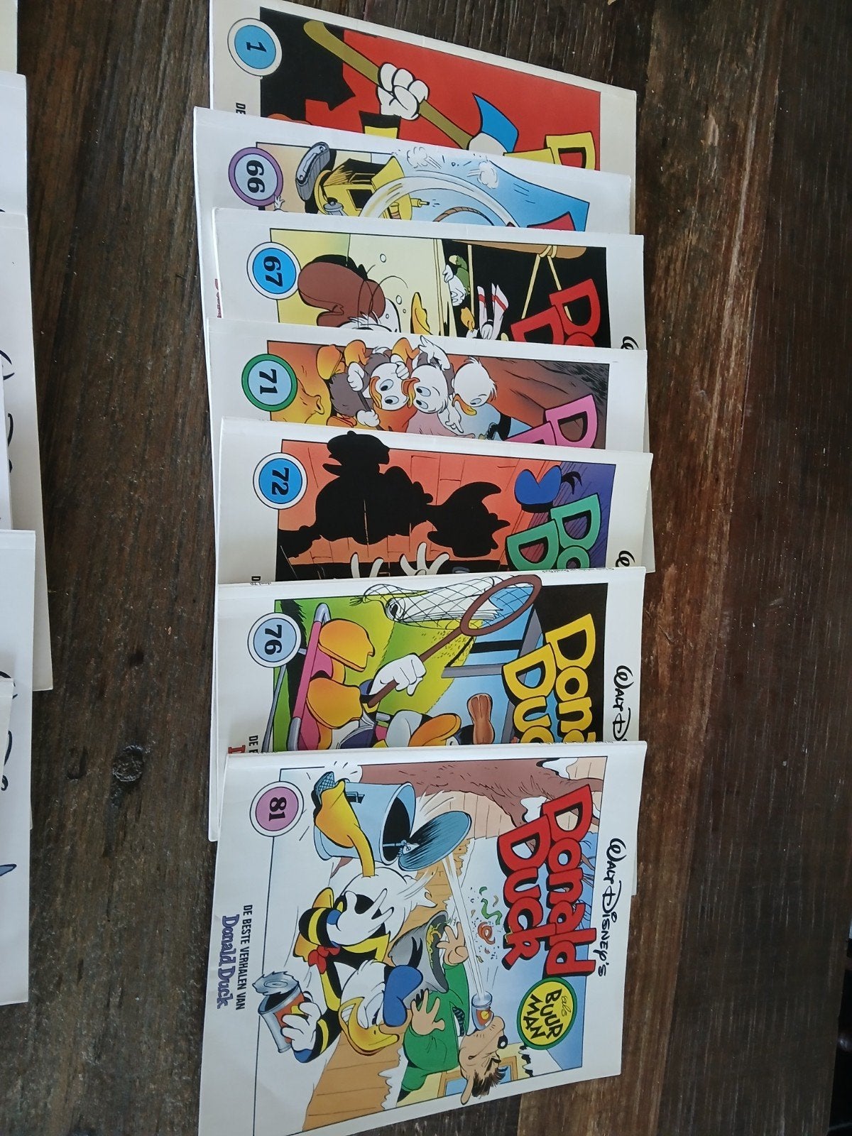 7 x donald duck, Meerdere comics, Ophalen of Verzenden, Zo goed als nieuw, Europa