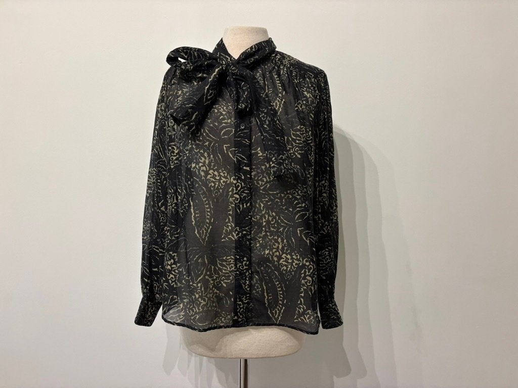 Nieuw Diega Blouse - Chemise Carmina Marine - Zijde Mix mt M, Maat 38/40 (M), Meerkleurig, Nieuw, Diega