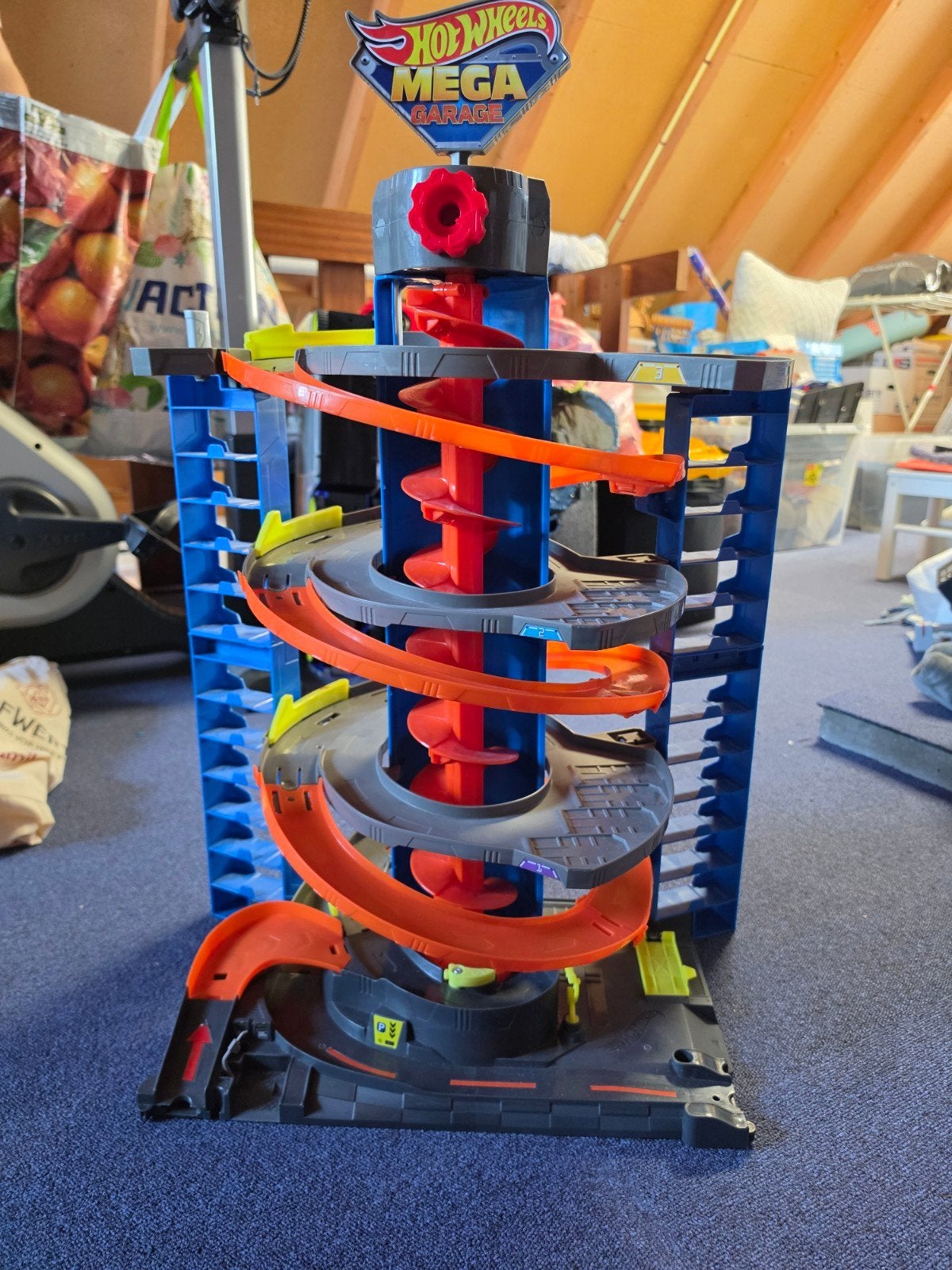 Hot Wheels Mega Garage - Zo goed als nieuw, Ophalen, Zo goed als nieuw, Jongen of Meisje