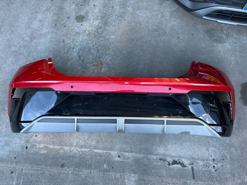 achterbumper i20 86671-q0ga0pdc 2020+ rood, Gebruikt, Korea, Info@hyundai.com, Achter