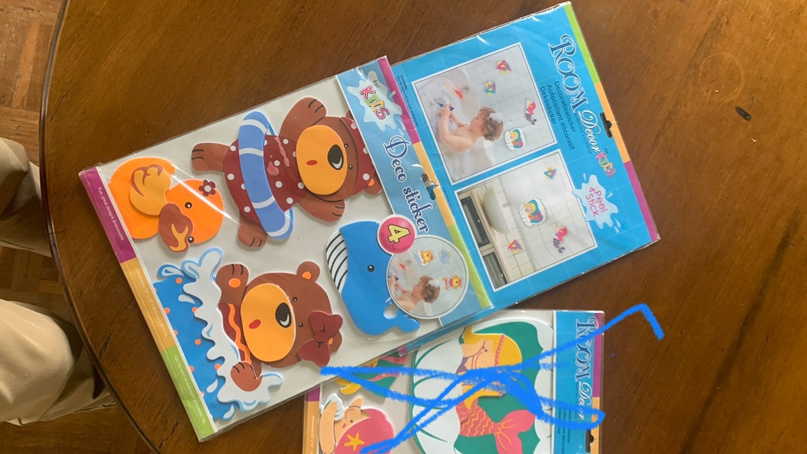 Nieuwe decoratie foam stickers voor bad/of kinderkamer, Ophalen of Verzenden, Nieuw, Wanddecoratie