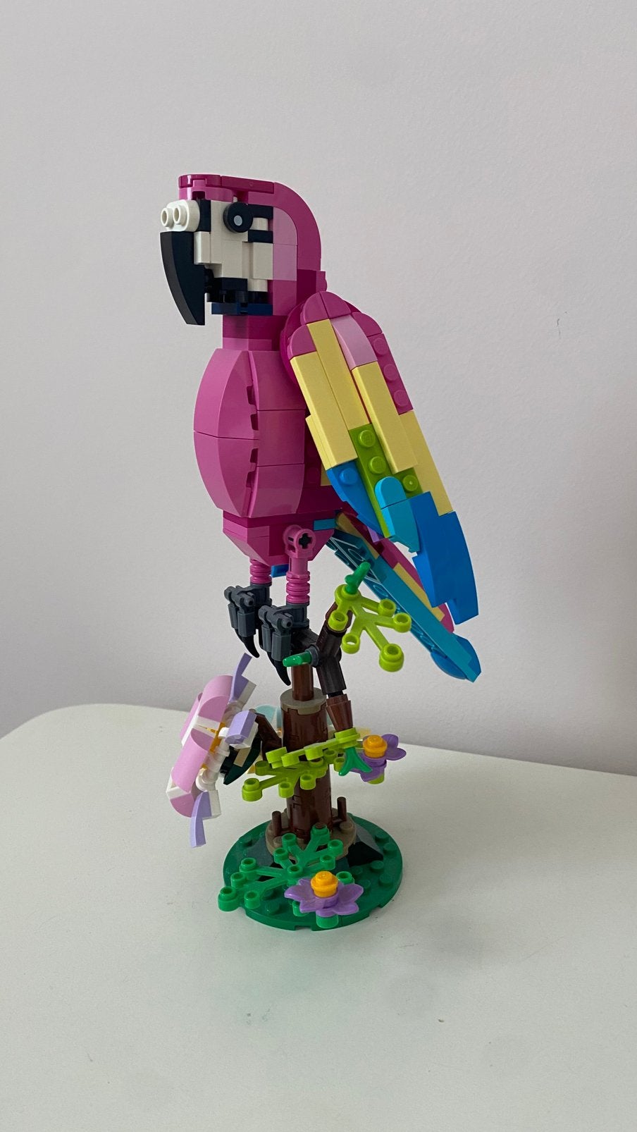 LEGO 3-In-1 31144 Exotic Pink Parrot, Ophalen of Verzenden, Zo goed als nieuw, Lego