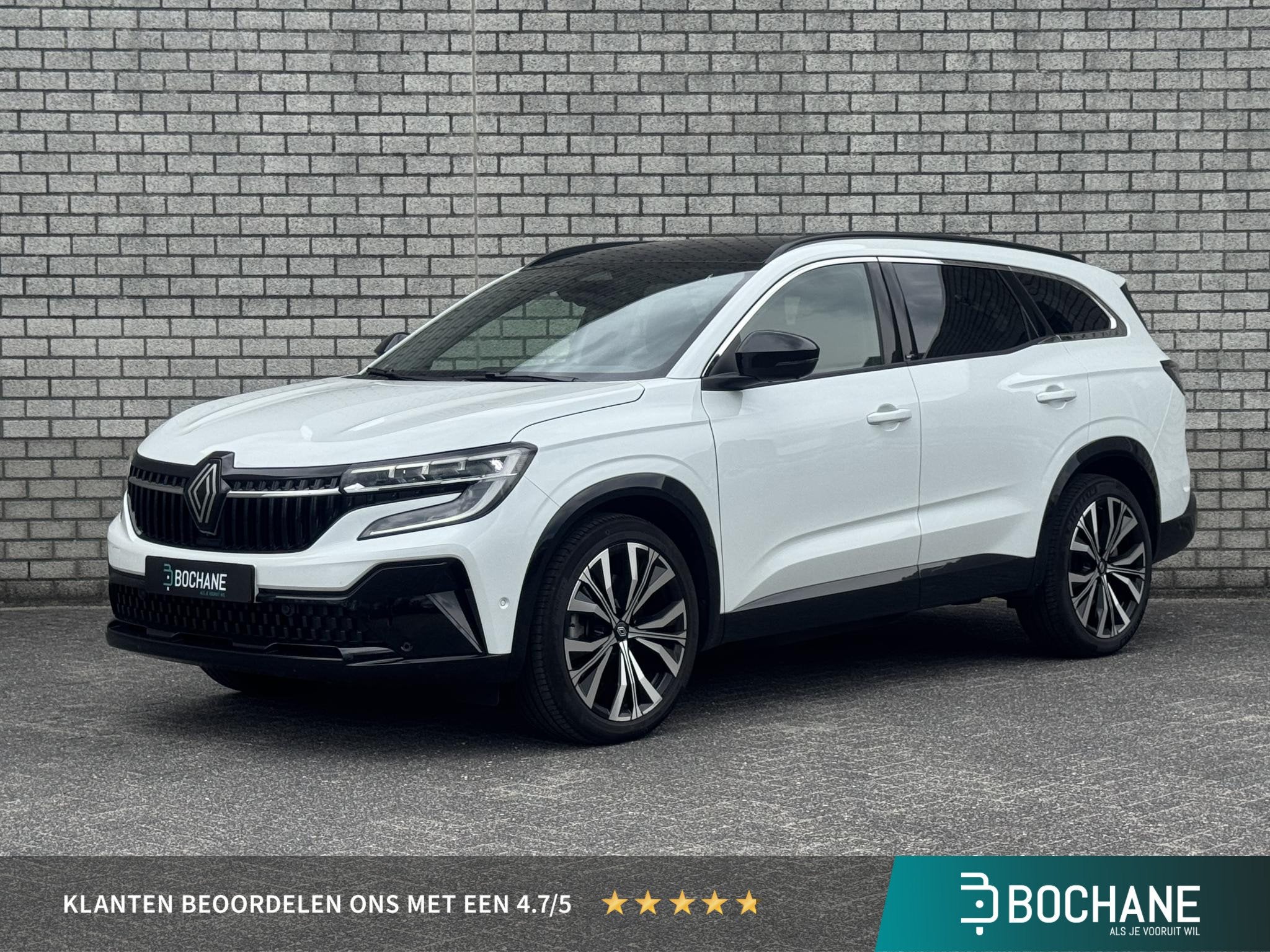 Renault Espace E-Tech Full Hybrid 200 Iconic 5p. | Panoramad, Gebruikt, 1199 cc, Wit, Origineel Nederlands