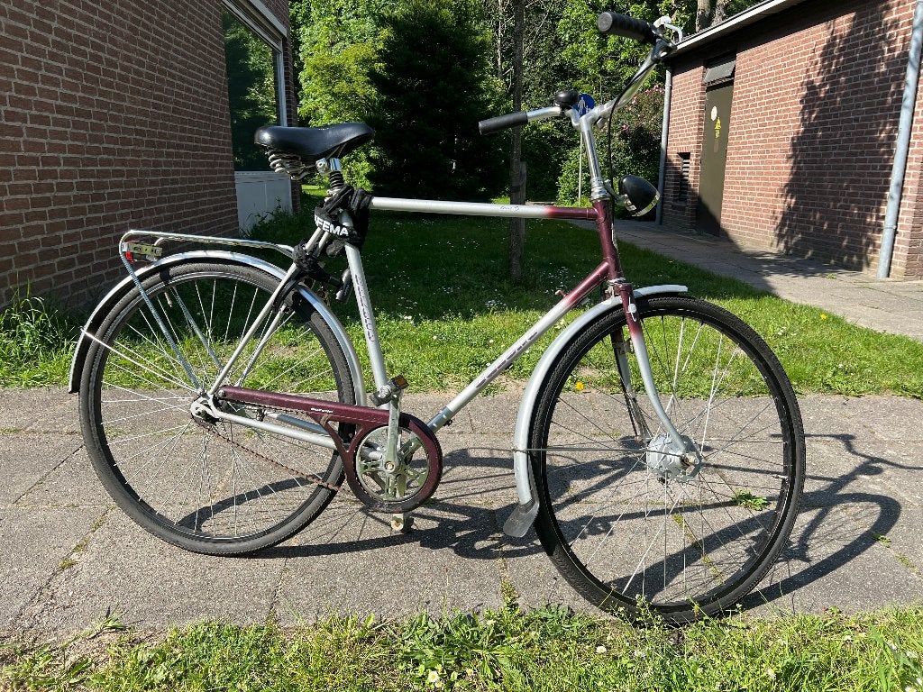 grey/metal Gazelle Tour de France bike (men's), Fietsen en Brommers, Ophalen, Gebruikt, 57 tot 61 cm, Gazelle