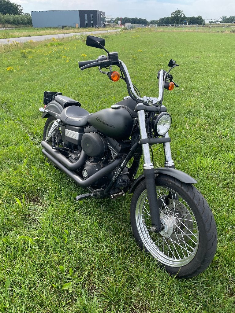 Harley Davidson FXDBI Street Bob 1600cc Mat grijs, lage KM, Sportuitlaat, 2 cilinders, Occasion, 1600 cc