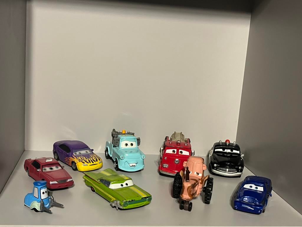 Disney pixar cars verzameling - 9 stuks, Ophalen of Verzenden, Gebruikt