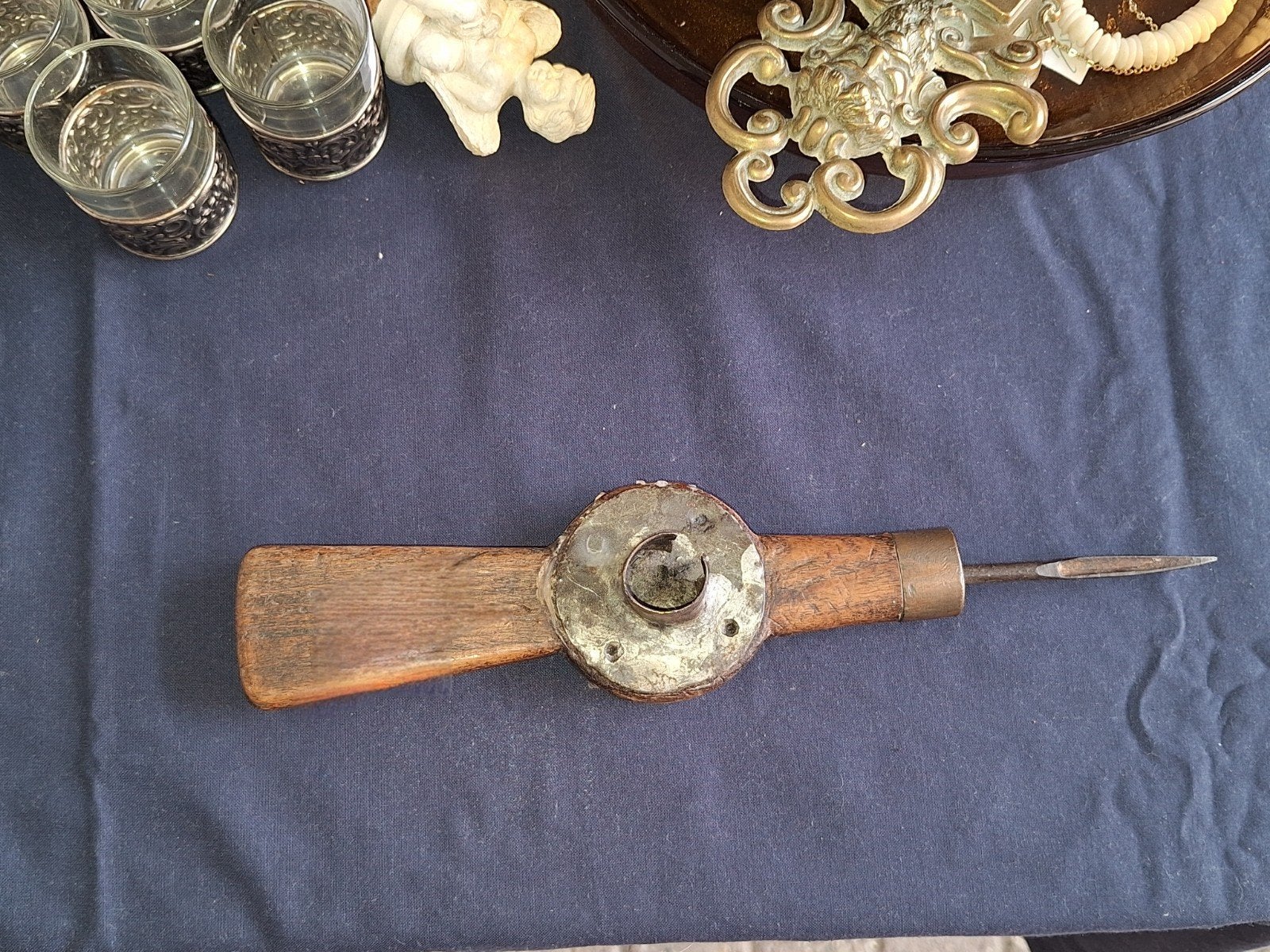 Antiek Zeil Reparatie Gereedschap, Antiek en Kunst, Antiek | Gereedschap en Instrumenten, Ophalen of Verzenden