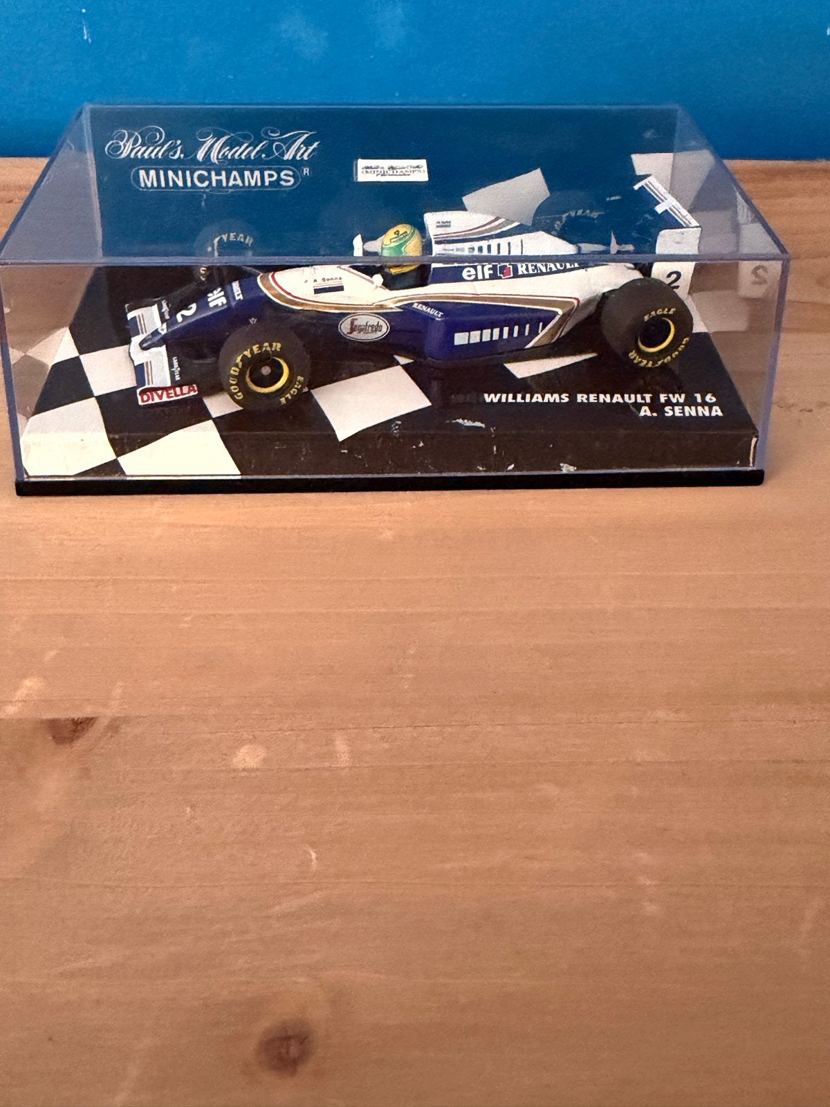 Minichamps Williams Renault FW16 A. Senna modelauto, Ophalen of Verzenden, Zo goed als nieuw, Auto